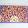 Intricate Layered Wood 'Radiant Star' Wall Art