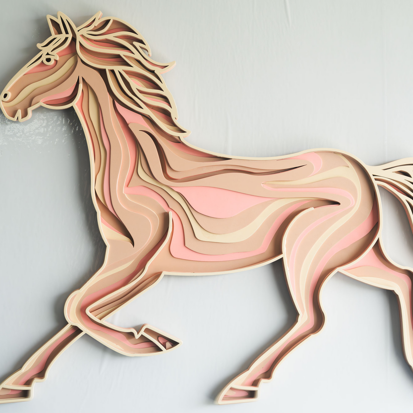 3d layered wooden wall art
