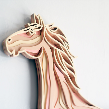 3D Layered Wooden Wall Art