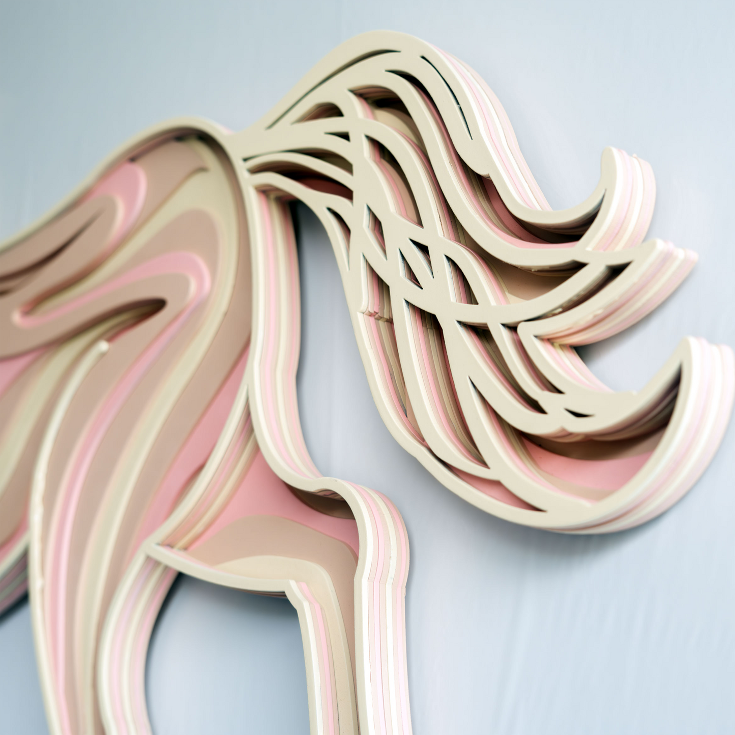 3d layered wooden wall art