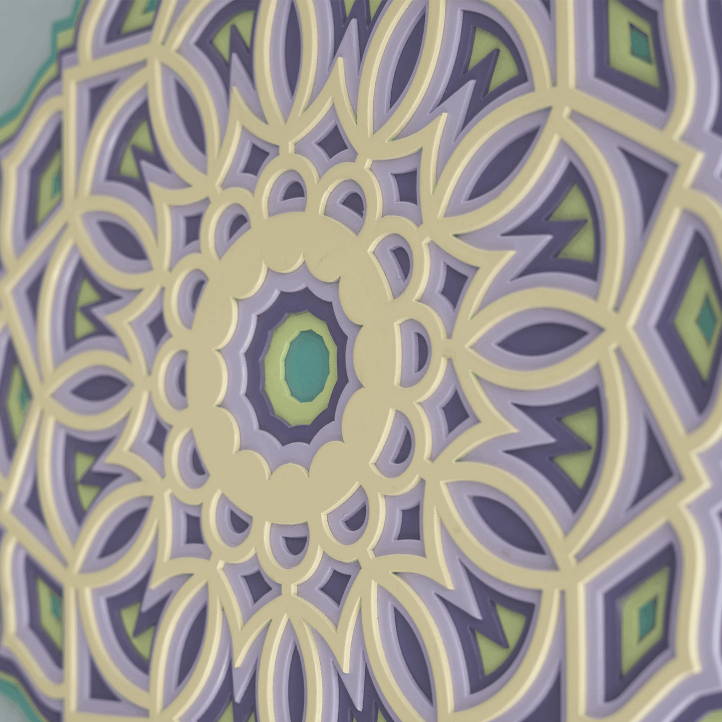 3d multi-layer wooden wall art