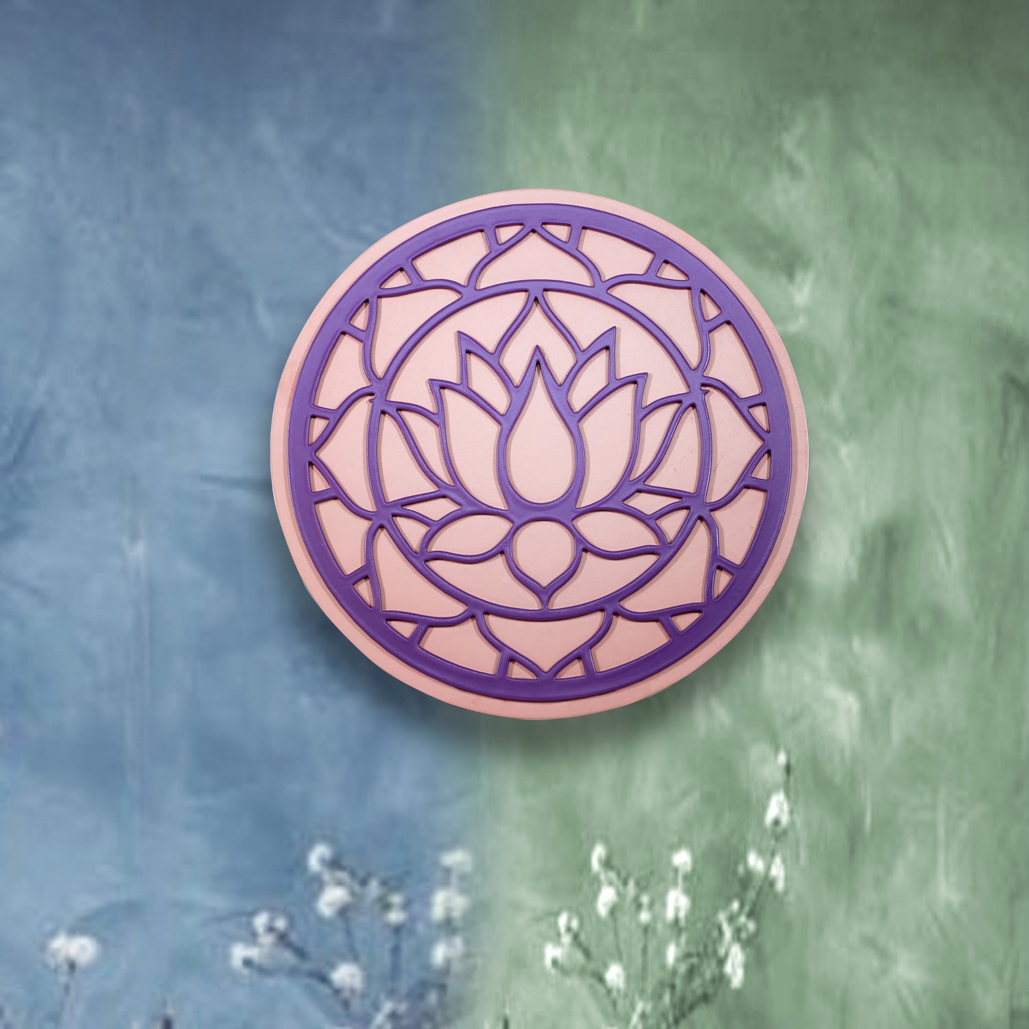 Two-Layer Lotus Mandala Wall Decor