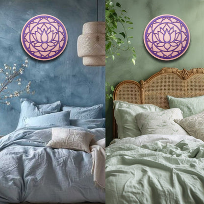 Two-Layer Lotus Mandala Wall Decor