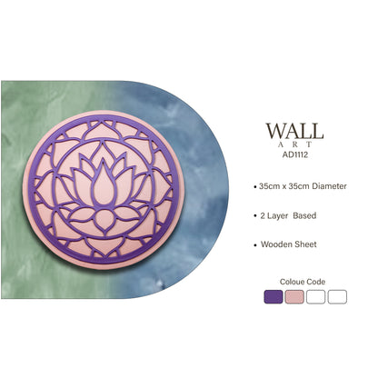 Two-Layer Lotus Mandala Wall Decor