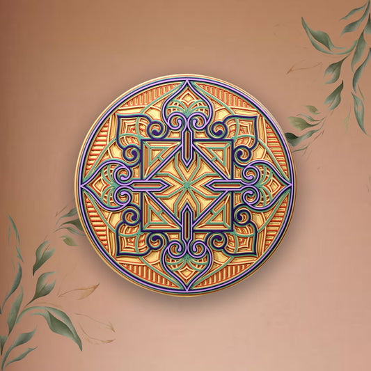 Handcrafted Multi-Layer Wooden Wall Art