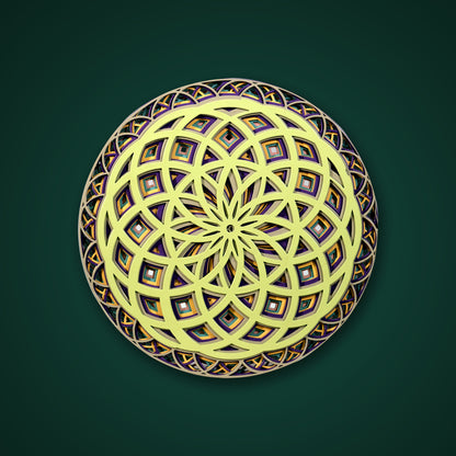 Mandala Wooden Wall Art