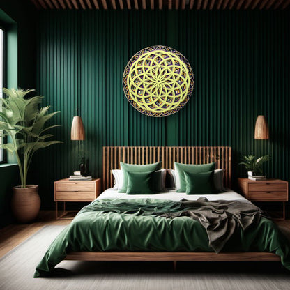 Mandala Wooden Wall Art