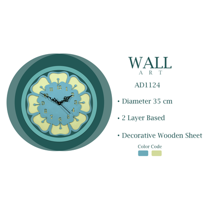 Floral Wall Clock