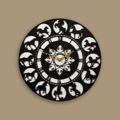Galloping Horses Vastu Wall Clock