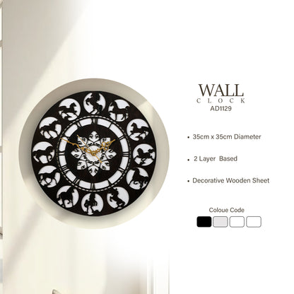 Galloping Horses Vastu Wall Clock