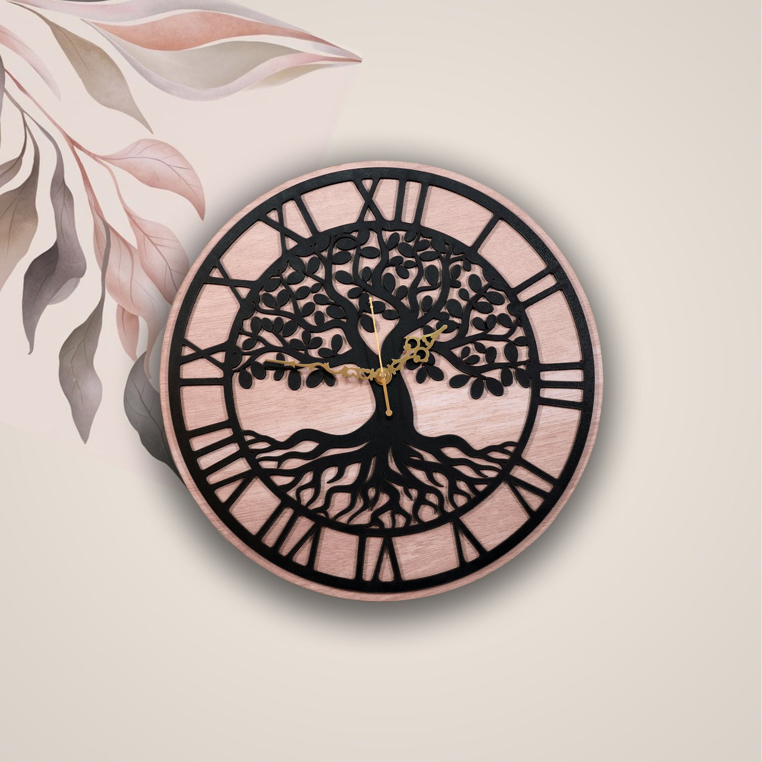 Tree of Life Wooden Wall Clock