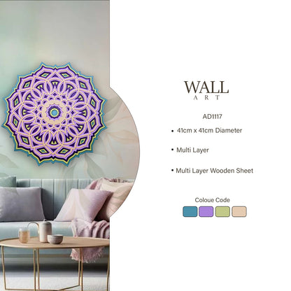 Mandala Wooden Wall Art