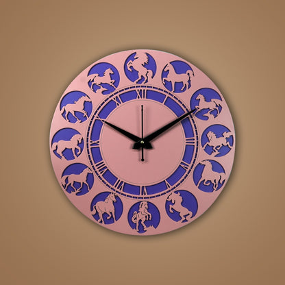 Horse Design Wall Clock