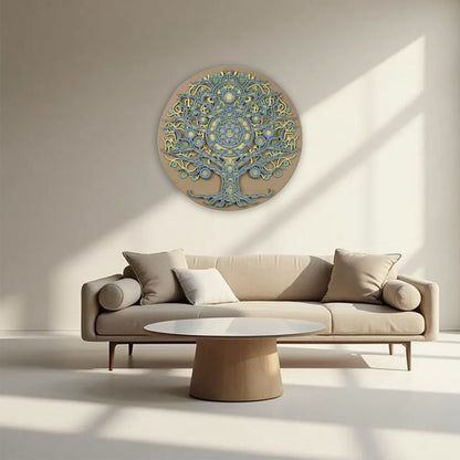 Multi-Layered Wooden Tree of Life Wall Art