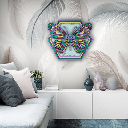 3D Butterfly Wall Art Decor