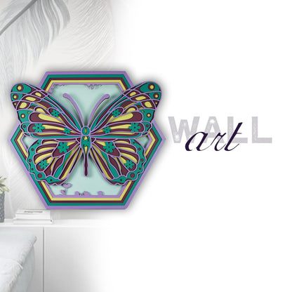 3D Butterfly Wall Art Decor