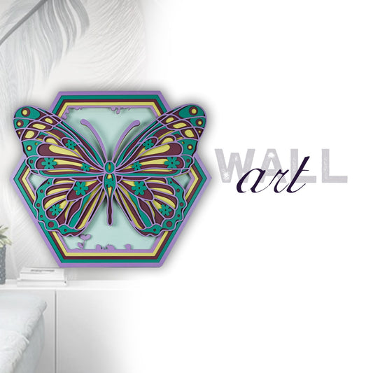 3D Butterfly Wall Art Decor