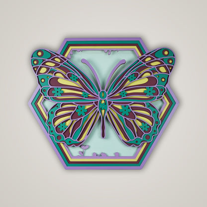 3D Butterfly Wall Art Decor