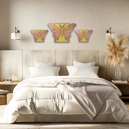 Butterfly Laser-Cut Wooden Wall Art