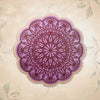 Purple Mandala Wooden Wall Art