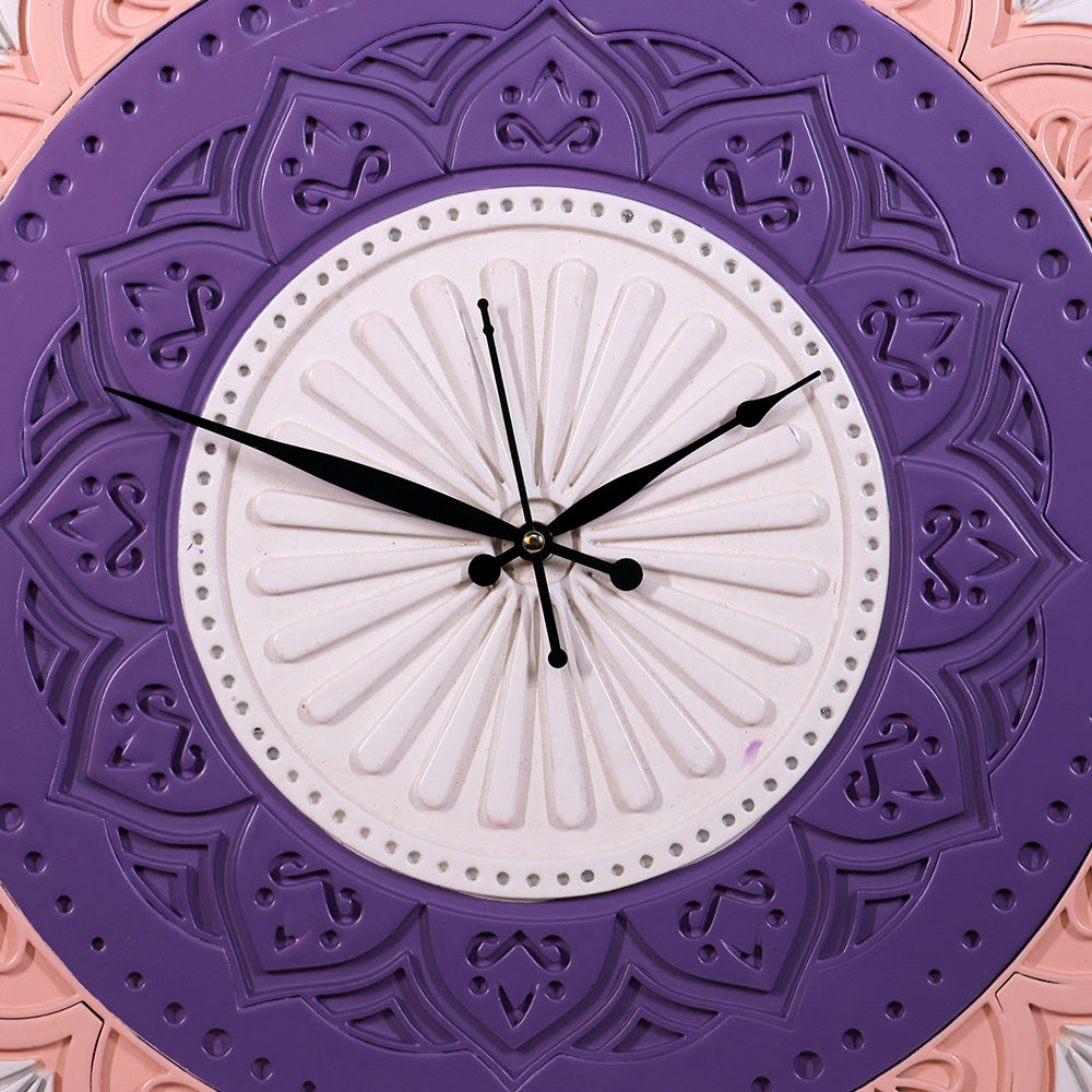 mandala wall clock
