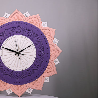 Mandala Wall Clock