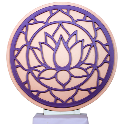 Artivedecor Serene Lotus Mandala Wall Art