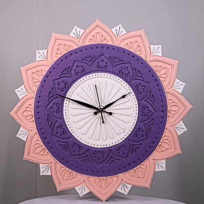 Mandala Wall Clock