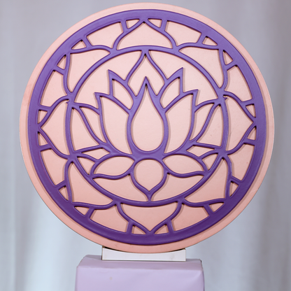 Artivedecor Serene Lotus Mandala Wall Art