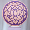 Artivedecor Serene Lotus Mandala Wall Art