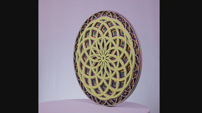 Mandala Wooden Wall Art