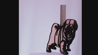 Pug Dog Wooden Wall Art