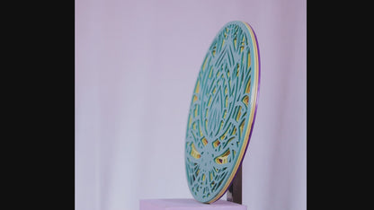 Mandala-Inspired Layered Wooden Wall Art