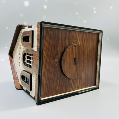 Charming Vintage Style House Money Box (16x15x13 cm)